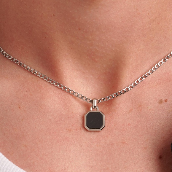 Колье NECKLACE INK STONE (BIK126)